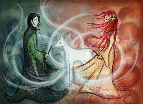harry potter snape and lily